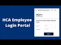 HCA Employee Login Hcahranswers Login 2023