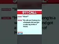 Funny 911 call bottle of conditioner