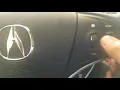 2016 Acura MDX how to reset the oil service maintenance light