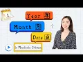How to Tell the Year Month Date in Chinese Beginner Chinese Basic Time Telling HSK-1