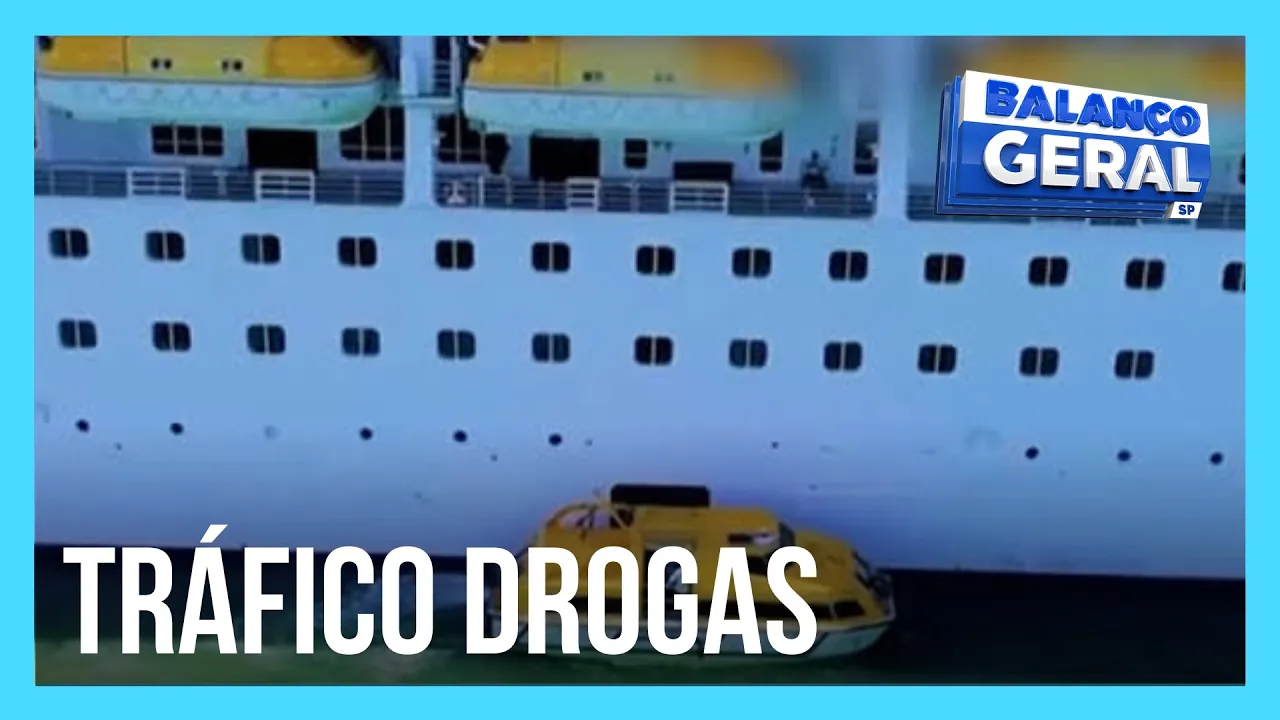 Brasileiros são presos em navio de luxo levando R$ 26 milhões em cocaína