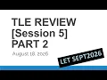 TLE Review Session 5 Part 2 No 26-50