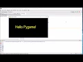 Learning Python 08 Setting up PyCharm and PyGame