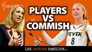 WNBA Commissioner Cathy Engelbert at war with players Sophie Cunningham hatchet job Caitlin Clark