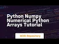python numpy numerical python arrays tutorial