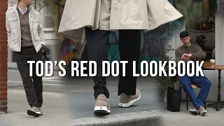 3 Outfits Styling The Classic Tod's Red Dot Sneaker | Lookbook