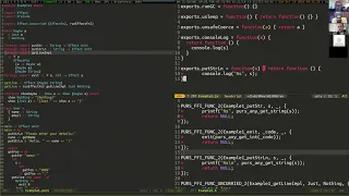 PS Unscripted - Pure-C a C back-end for PureScript