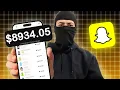 HOW I MADE 8934 ON SNAPCHAT EWHORING