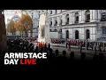 LIVE: Britain marks Armistice Day with Cenotaph and National Memorial Arboretum services