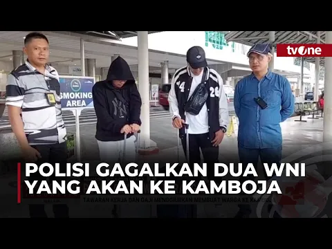Siap Berangkat Ke Kamboja, Dua Pemuda Dicekal Polisi