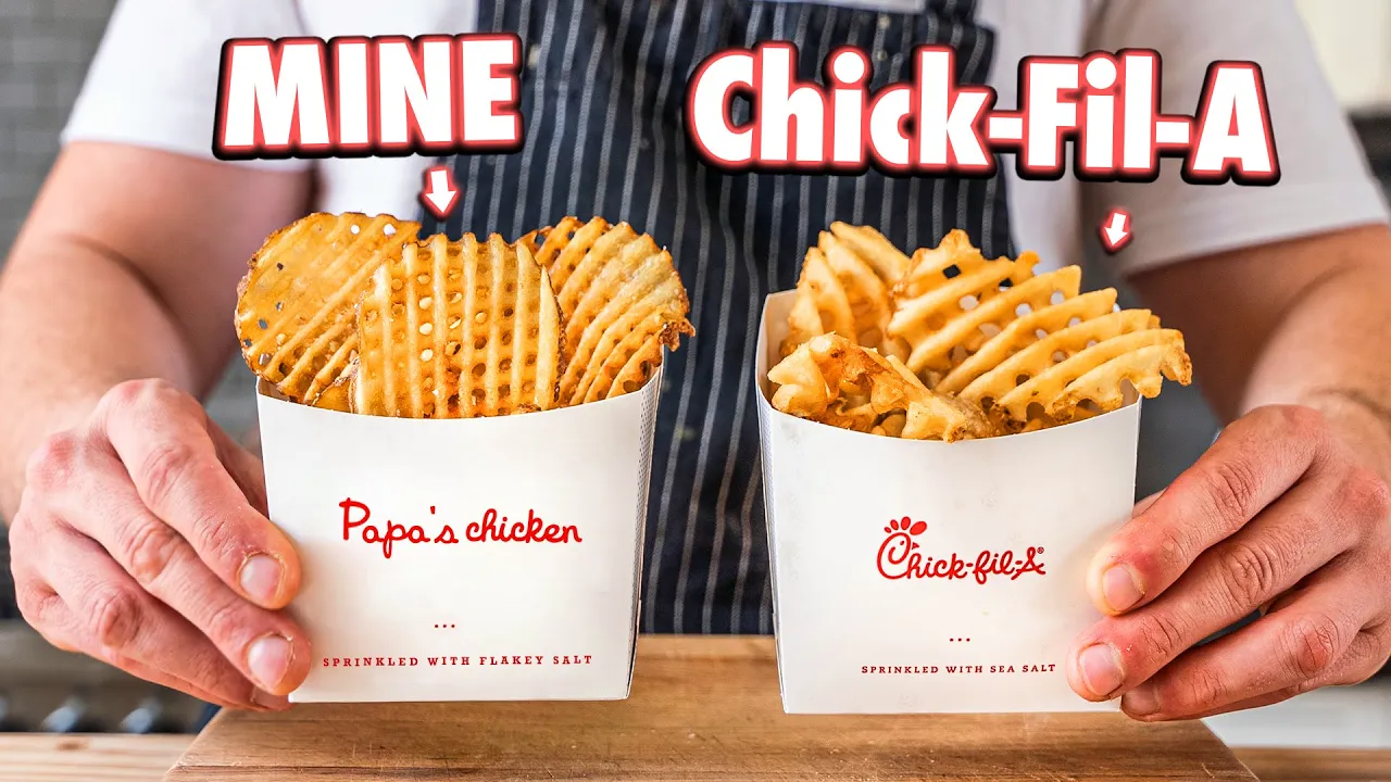 Making Chick-Fil-A Waffle Fries At Home   But Better
