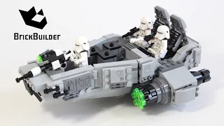 Lego Star Wars 75100 First Order Snowspeeder - Lego Speed Build