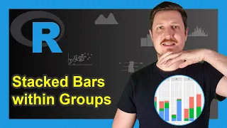 Draw Stacked Bars within Grouped Barplot in R Example ggplot2 Barchart facet - grid aes
