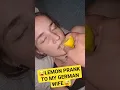 Lagu Lemon Prank to my German Wife while Sleeping😅