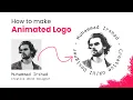 Animated Circle Text Logo Effects using CSS Javascript