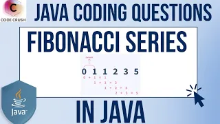 Fibonacci Series In Java Java Coding Questions Fibonacci Series Java Interview