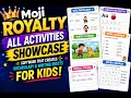 Moji Royalty Activities Full Showcase - Educational worksheets