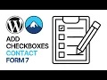 How To Add CheckBoxes in WordPress Contact Form 7 Without Code