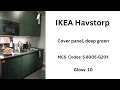 IKEA HAVSTORP Kitchen Cabinets - Timeless Deep Green Elegance