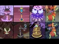 ALL Monsters Paironormal Carnival Major vs Minor Fanmade | My Singing Monsters