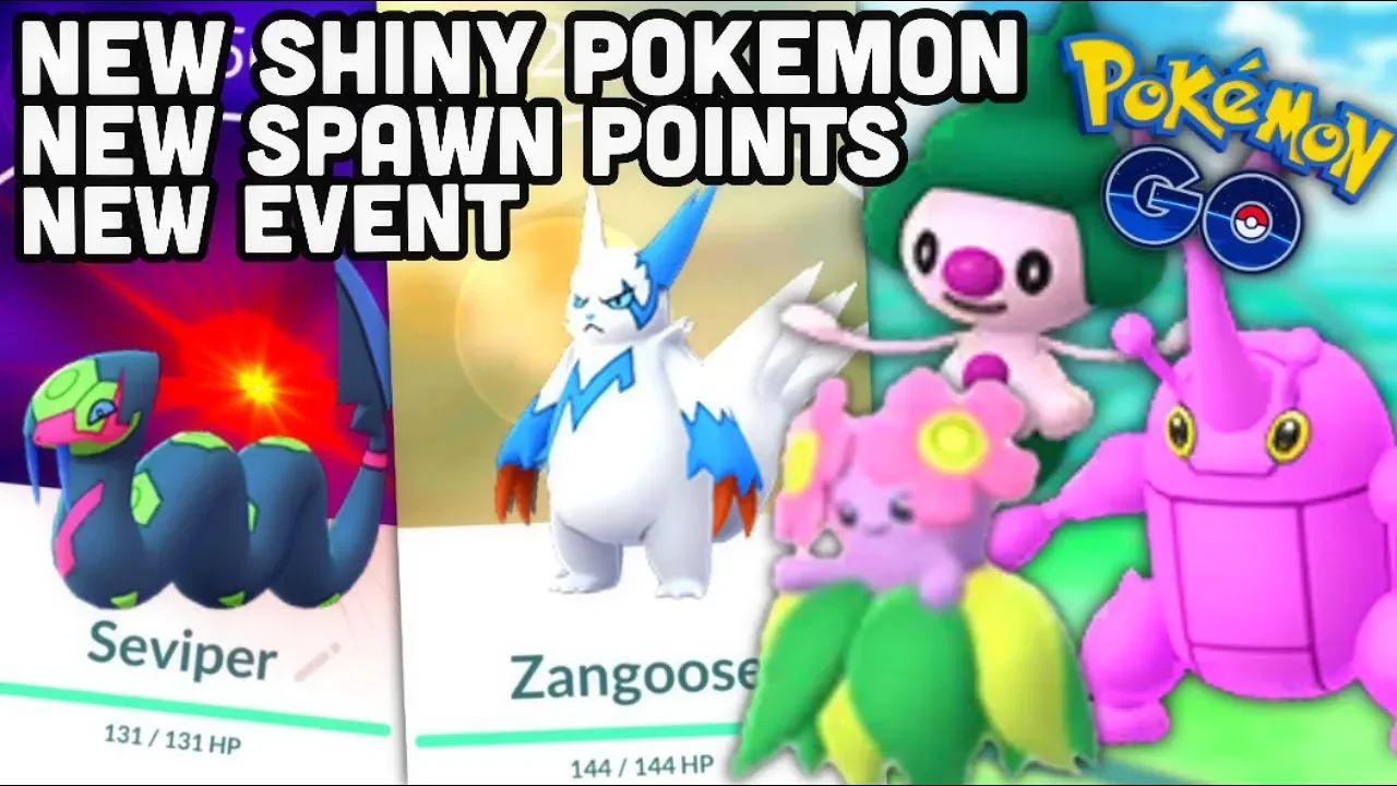NEW SHINY POKEMON, EVENTS & SPAWN POINTS IN POKEMON GO IN GAME GO FEST?