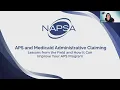 APS and Medicaid Administrative Claiming - Lessons and How It Can Improve Your APS Program