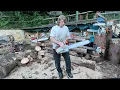 Stihl 08S Vintage West German Forestry Chainsaw Overview cutting with one of my favourite saws