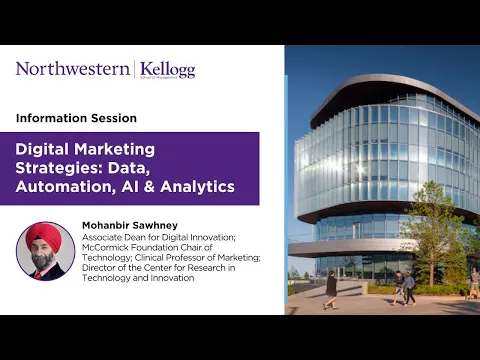 Information session on Kellogg Executive Education’s Digital Marketing Strategies program