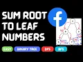 LeetCode Sum Root to Leaf Numbers C
