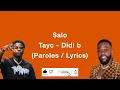 Tayc feat Didi b - Salo (paroles / Lyrics)