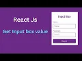 React Tutorial for Beginners Get Input box value