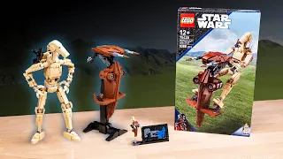LEGO Star Wars Battle Droid with STAP REVIEW | Set 75428