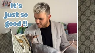 Gucci Supreme Padlock Tote review Gold star for this Gucci bag
