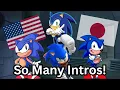The many intros of the Sonic Cartoons