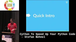 PyCon DE 2018 Cython to speed up your Python code - Stefan Behnel