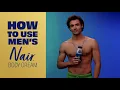 Men s Nair Body Cream How to Use