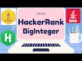HackerRank Java Biginteger Certification Gold Badge
