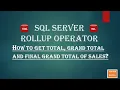 The SQL Server ROLLUP Mistake You re Making RIGHT NOW Rollup in SQL Server Tutorial