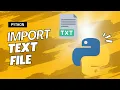 How to import Text file in Python Using Pandas Library