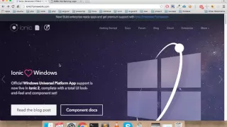 Getting started with ionic 2 - Part 1