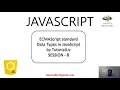 Lecture 6 8 Primitive Datatypes in JavaScript Learn JavaScript Programming ECMAScript 2015 ES6