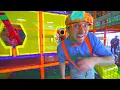 Slide, Jump & Learn Colors! Blippi at LOL Kids Club 🛝🎨