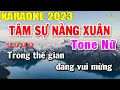 Download Lagu Tâm Sự Nàng Xuân Karaoke Tone Nữ Nhạc Sống | Beat Mới Dễ Hát Âm Thanh Chuẩn | Trọng Hiếu