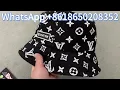 L-ouis Vuitton Only LV Bucket Hat in black cotton