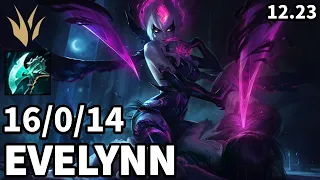 Evelynn Jungle vs Hecarim - EUW Master Patch 12 23
