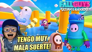 TENGO MUY MALA SUERTE!! ATRAPE UN PINGÜINO! | Soy Blue | Fall Guys Español