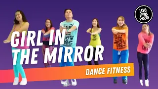 girl in the mirror live love party dance fitness