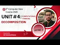 Decomposition Computational Thinking 9th Computer - Chapter 4