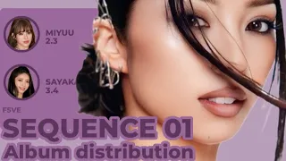 F5VE SEQUENCE 01 ALBUM SONGS DISTRIBUTION
