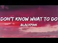 Download Lagu BLACKPINK - Don't Know What To Do (Lyrics)